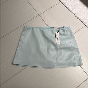 Alice + Olivia Light Blue Mini Skirt